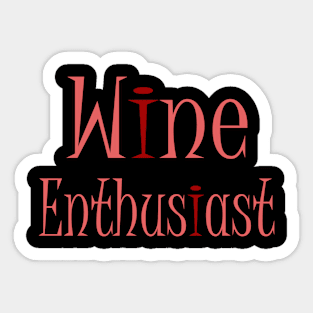 Wine Enthusiast Sticker